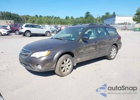 2008 Subaru Outback 2.5I/2.5I L.l. Bean Edition z USA, uszkodzony, nr VIN 4S4BP61C787323251